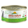 Almo Nature Scatoletta HFC Adult+7 Made in Italy gusto Salmone Tonno e Zucchine per Gatti Anziani 70gr