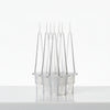 Portabicchieri In Plastica Bianco- - Cm.20X11X18,5 - 4 Pezzi