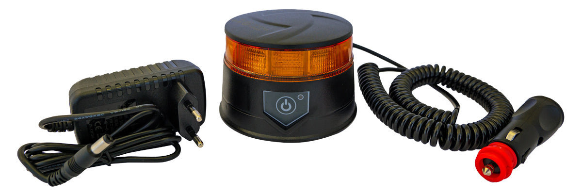 Lampeggiante magnetico LED a batteria 12-24V