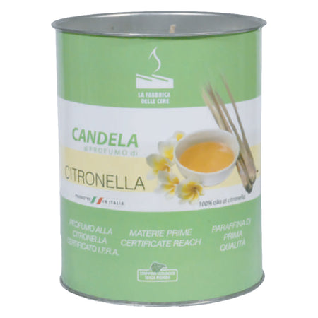 Candela Alla Citronella Eco Cm 8 X 10- 24 Pezzi - Senza Marca