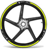 KIT STRISCE ADESIVE per CERCHI MOTO 17 compatibili YAMAHA MT-10 Adesivi tuning