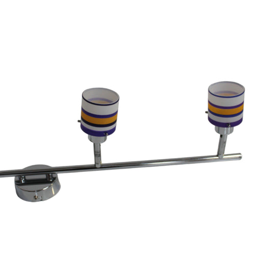 Stecca 4 Faretti con Vetro MAX 4X40W G9 - Serie ROMA ALEYAY