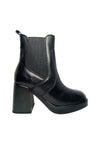 FABBRICA DEI COLLI Scarpe Donna Fabbrica Dei Colli Stivaletto in pelle con fasce elastiche laterali e tacco. da donna