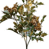 Ramo decorativo platino Agrifoglio Bacche Oro decorazione per albero di Natale h62 cm