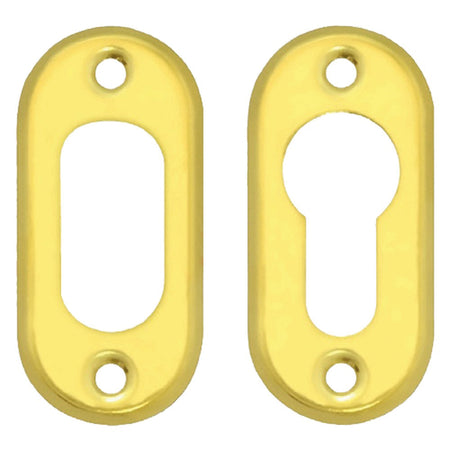 Cisa Borchia In Ottone Per Cilindro Ovale Mm. 54 (1 Coppia)