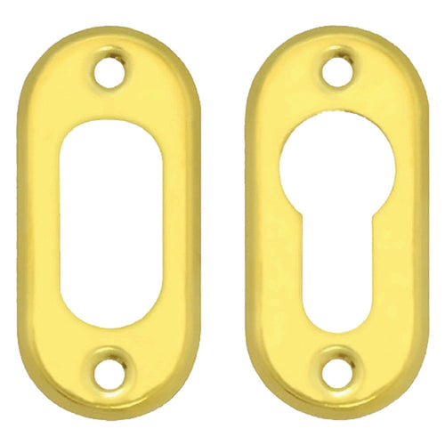 Cisa Borchia In Ottone Per Cilindro Ovale Mm. 54 (1 Coppia)