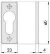 Cisa Borchia In Nylon Per Cilindro Europeo Mm. 60