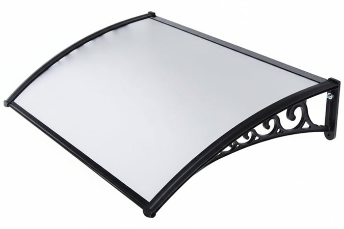 Pensilina Policarbonato Mod. Alveolare Trasparente Cm. 80X120