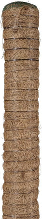 Bastone Piante Rampicanti Tutore Muschiato Con Tubo In Plastica E Fibra Di Cocco, 80 Cm