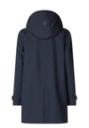 SAVE THE DUCK Impermiabile con cappuccio Donna Save the Duck April Blue Black da donna