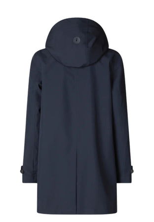 SAVE THE DUCK Impermiabile con cappuccio Donna Save the Duck April Blue Black da donna