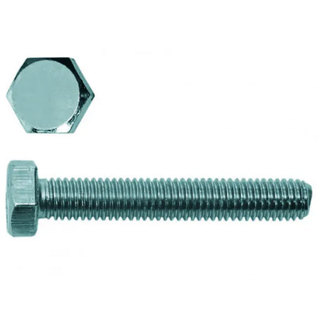 Viti Per Metallo 8.8 Testa Esagonale Interamente Filettate- - Ø Mm.6X70 - 200 Pezzi Ambrovit