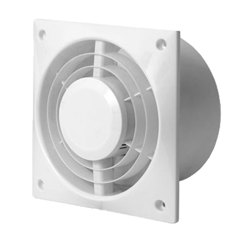 Aspiratore Quadro Elettrico In Abs Bianco - Dim. 120X120 Mm - Ee ¸100 Mm - Portata 75 M ³/H - 15 W - Vec
