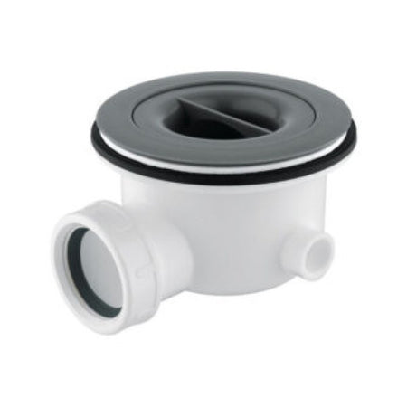 Piletta Scarico Sifonata Ispezionabile E Estraibile Ribassata In Polipropilene Senza Tappo Altezza 7 - Ø90 Mm Ribassata Ed Estraibile - Altezza 70,5 Mm - Cgs