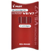 Set 3 Refill Roller Hi-Tecpoint V5-V7 Ricaricabile Rosso Begreen Pilot