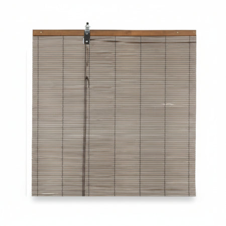 Tenda Con Tiro In Midollino Marrone- - Cm.200X300H. Colore Marrone - 1 Pezzi Vette