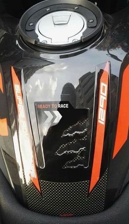 Adesivo 3D Paraserbatoio Moto compatibile con KTM 1290 Super Adventure S-T-R