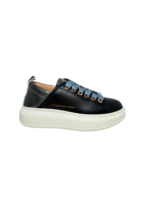 ALEXANDER SMITH Scarpe Donna Alexander Smith Sneakers Wembley Woman-Black Grey da donna