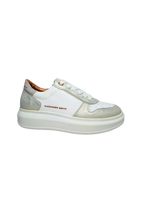 ALEXANDER SMITH Scarpe Donna Alexander Smith Cambridge Woman-White Silver da donna