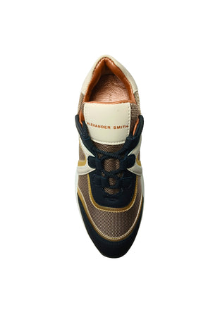ALEXANDER SMITH Scarpe Donna Alexander Smith Sneakers Marble Woman-Black Gold da donna
