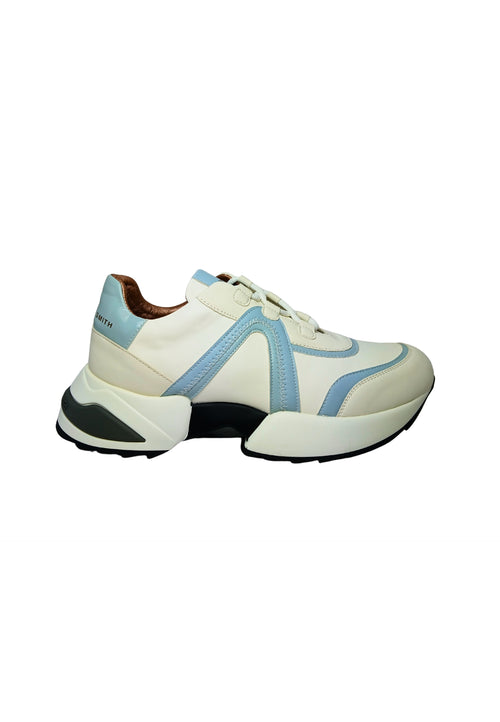 ALEXANDER SMITH Scarpe Donna Alexander Smith Sneakers Marble Woman-White Azure da donna