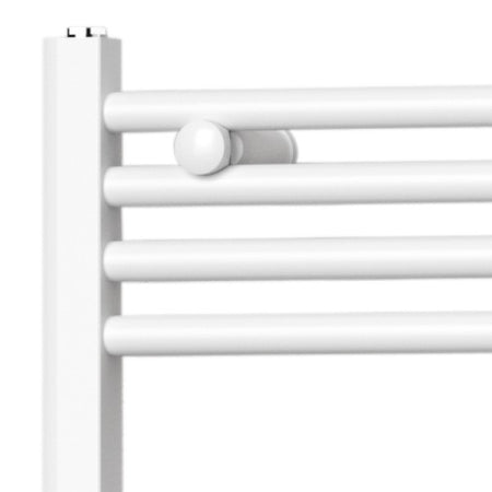 Radiatore Termoarredo Scaldasalviette Bianco Con Tubolari Ø25Mm Modello Elvia - Mm 1230X550 Watt 633 Int.500 - Mam