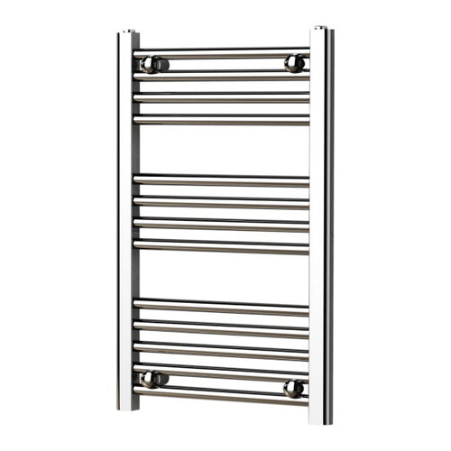 Radiatore Termoarredo Scaldasalviette Cromo Lucido Con Tubolari Ø25Mm Modello Elvia - Mm 840X550 Watt 355 Inte.500 - Mam