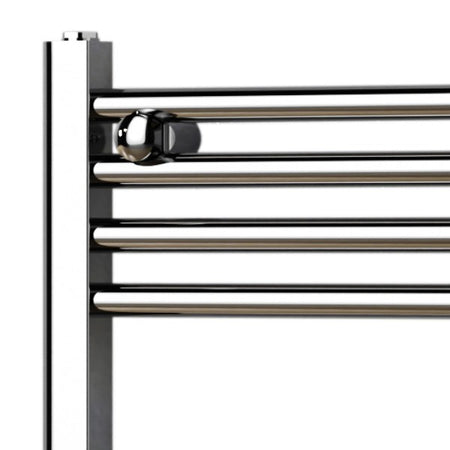 Radiatore Termoarredo Scaldasalviette Cromo Lucido Con Tubolari Ø25Mm Modello Elvia - Mm 1230X450 Watt 420 Int.400 - Mam