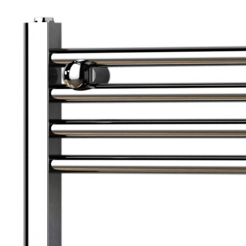 Radiatore Termoarredo Scaldasalviette Cromo Lucido Con Tubolari Ø25Mm Modello Elvia - Mm 1512X450 Watt.532 Int.400 - Mam