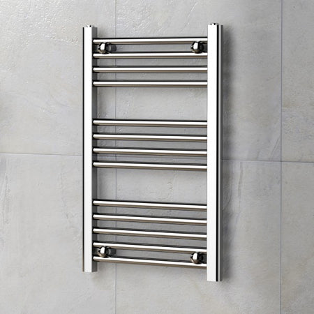 Radiatore Termoarredo Scaldasalviette Cromo Lucido Con Tubolari Ø25Mm Modello Elvia - Mm 1785X550 Watt.737 Int. 500 - Mam