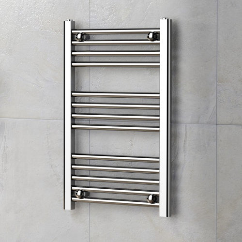 Radiatore Termoarredo Scaldasalviette Cromo Lucido Con Tubolari Ø25Mm Modello Elvia - Mm 1785X550 Watt.737 Int. 500 - Mam