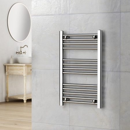 Radiatore Termoarredo Scaldasalviette Cromo Lucido Con Tubolari Ø25Mm Modello Elvia - Mm 1785X550 Watt.737 Int. 500 - Mam
