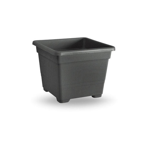 Vaso Quadrato Cm.32 Antracite- 1,0 Pz