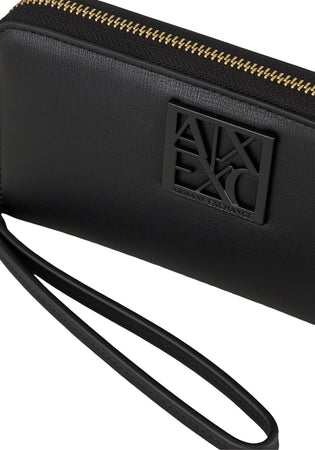 Armani Exchange Wallet Donna 9484860A874-00020 Nero da donna