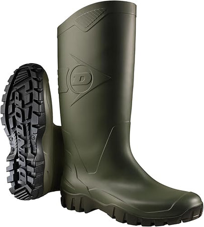 Stivale Pvc Ginocchio Dane Dunlop - Verde 40- 1 Paia