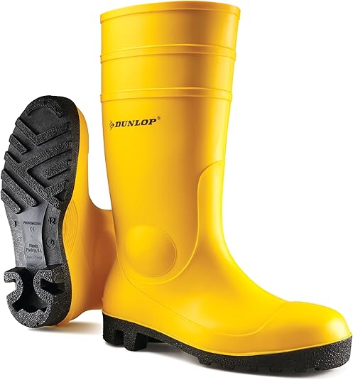 Stivale Pvc Antinfortunio Work-Its Dunlop - Giallo S5 41- 1 Paia