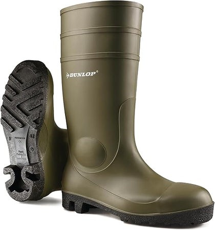 Stivale Pvc Antinfortunio Work-Its Dunlop - Verde S5 44- 1 Paia