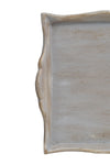 Biscottini Vassoio in legno finitura grigio pietra Made in Italy
