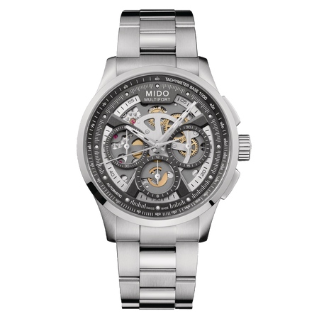 MIDO Orologio Uomo Multifort Skeleton Chronograph M0386621106000 da uomo