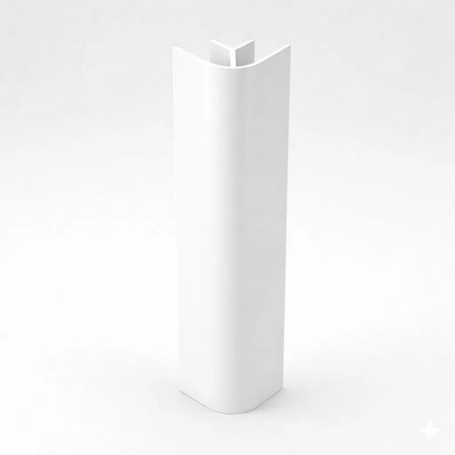 Finali angolari per zoccolo da cucina di Colore Bianco