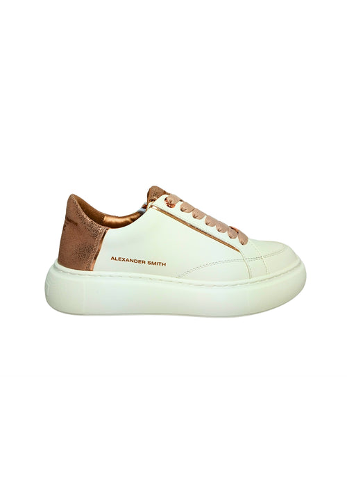 ALEXANDER SMITH Scarpe Donna Alexander Smith Sneakers Eco-Greenwich Woman, White copper da donna