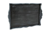 Biscottini Vassoio in legno finitura nera Made in Italy