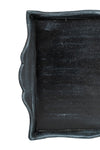 Biscottini Vassoio in legno finitura nera Made in Italy