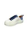ALEXANDER SMITH Scarpe Donna Alexander Smith Sneakers Eco-Wembley Woman, White Dark Avio da donna