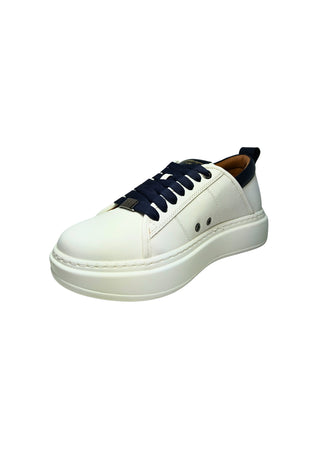 ALEXANDER SMITH Scarpe Uomo Alexander Smith Sneakers Eco-Wembley Man, White Blue da uomo