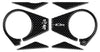 PROTEZIONE gel 3D PIASTRA FORCELLA compatibile MOTO KAWASAKI ZX-10R 2006-2010