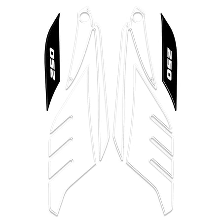 Adesivi gel 3D protezioni boomerang compatibili con Yamaha Xmax 250 2014-2016