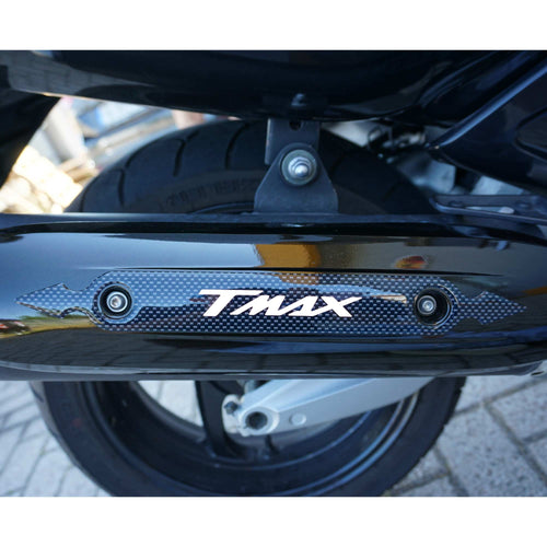 ADESIVO 3D PROTEZIONE MARMITTA TMAX 500-530 SCARICO per YAMAHA T MAX 2008-2016