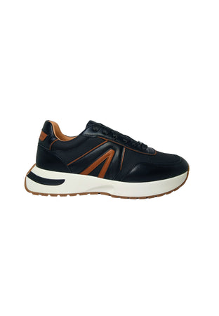 ALEXANDER SMITH Scarpe Uomo Alexander Smith Sneakers Hyde Man Black Cognac da uomo