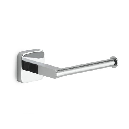 Porta Rotolo Da Parete In Acciaio Inox Cromato Modello Tonga - Dim. Cm (Lxpxh): 14,3X6,9X4,7 - Cromato - Gdy